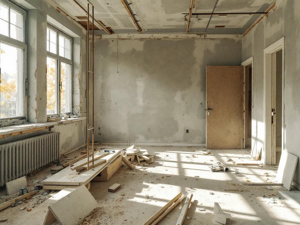 Illustration de l’expertise bâtiment : Abandon de chantier